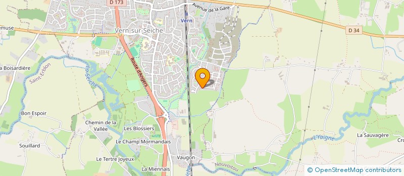 localisation de l'entreprise MADIN'EXPERTISE  VERN-SUR-SEICHE