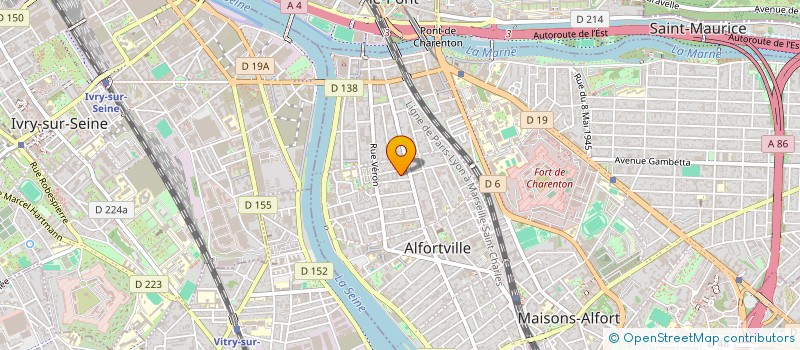 localisation de l'entreprise MADIN'OUEST  ALFORTVILLE