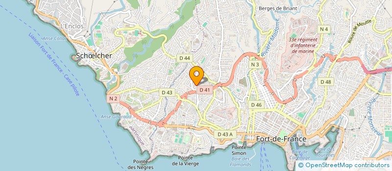 localisation de l'entreprise MADIN RENOV  FORT-DE-FRANCE