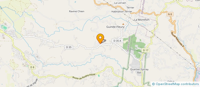 localisation de l'entreprise MADIN RIDERS  RIVIERE SALEE