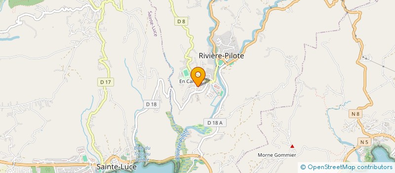 localisation de l'entreprise MADIN'SANTE à RIVIERE-PILOTE