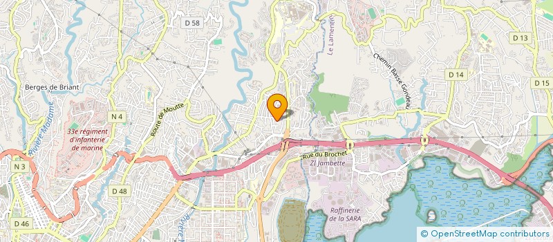 localisation de l'entreprise MADIN'SERVICES  FORT-DE-FRANCE