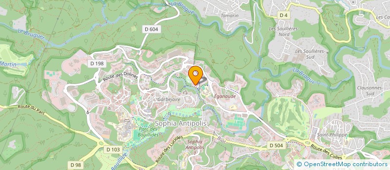 localisation de l'entreprise MADINA  VALBONNE