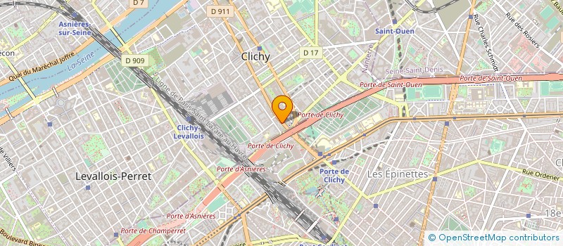 localisation de l'entreprise MADINA à CLICHY