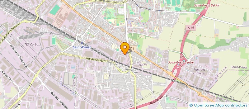 localisation de l'entreprise MADINAH  SAINT-PRIEST