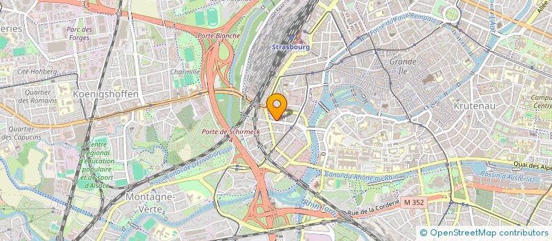 localisation de l'entreprise MADINE  STRASBOURG