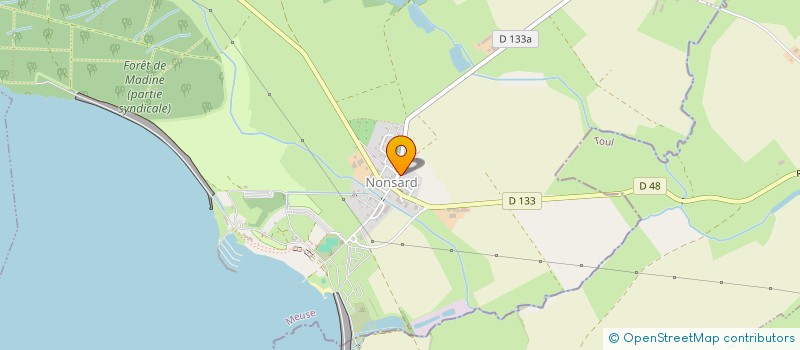localisation de l'entreprise MADINE AUBERGE SARL à NONSARD-LAMARCHE