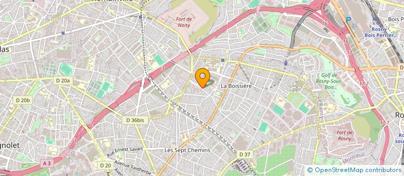 localisation de l'entreprise MADINEL DRIVE à MONTREUIL