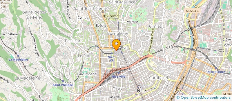 localisation de l'entreprise MADINIER SERRI à NICE