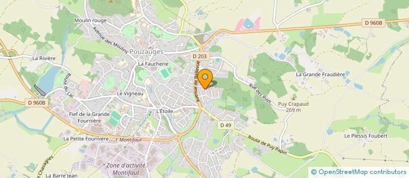 localisation de l'entreprise MADININA  POUZAUGES