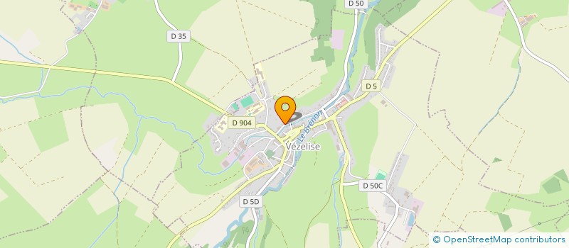 localisation de l'entreprise MADININA  VEZELISE