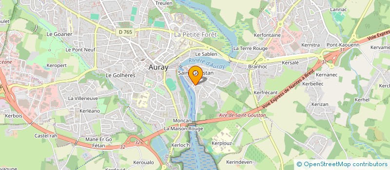 localisation de l'entreprise MADININA à AURAY