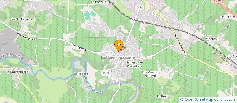 localisation de l'entreprise MADININA  LA HAIE-FOUASSIERE