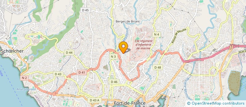 localisation de l'entreprise MADININA BASKET BALL CONSULTING  FORT-DE-FRANCE