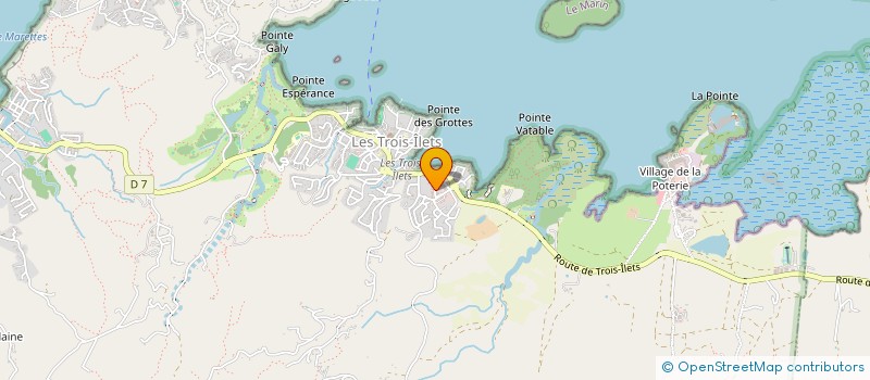 localisation de l'entreprise MADININA CHARPENTE COUVERTURE à LES TROIS-ILETS
