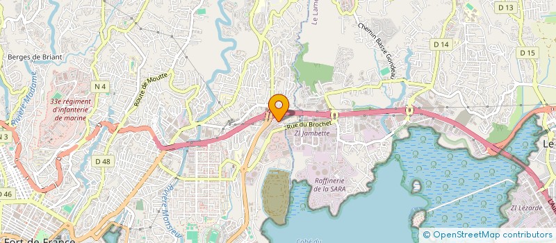 localisation de l'entreprise MADININA DEVELOPPEMENT  FORT-DE-FRANCE