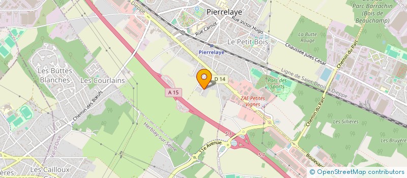 localisation de l'entreprise MADININA SUN'SHINE M2S  PIERRELAYE