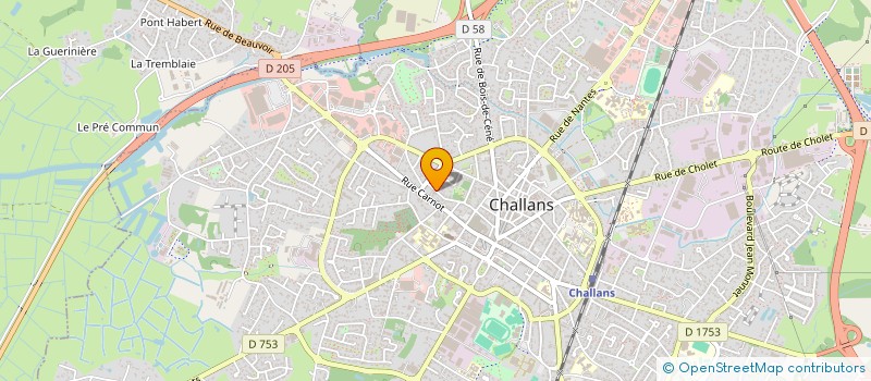 localisation de l'entreprise MADINIXE à CHALLANS