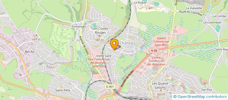 localisation de l'entreprise MADINTER à ONET-LE-CHATEAU