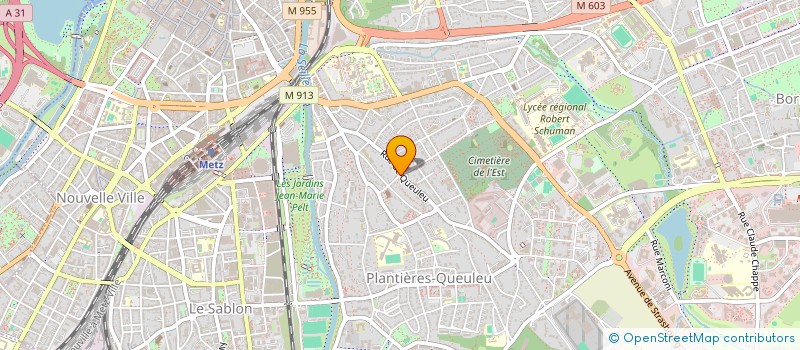 localisation de l'entreprise MADIOU  METZ