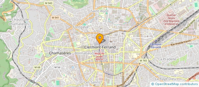 localisation de l'entreprise MADIPO à CLERMONT-FERRAND