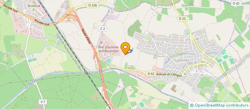 localisation de l'entreprise MADIROUSSE  SALEILLES