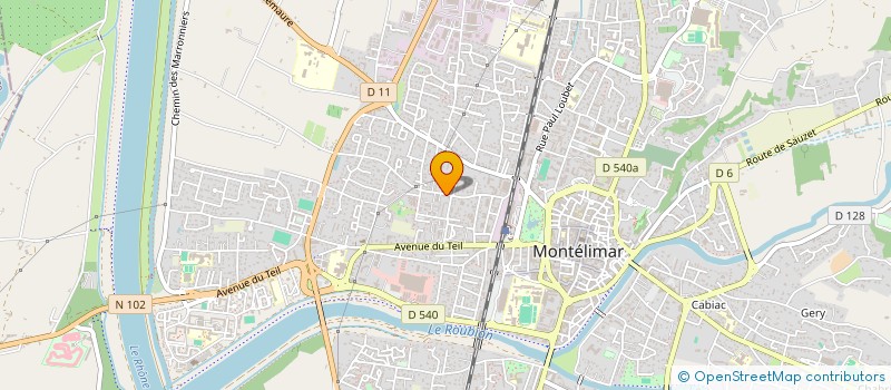 localisation de l'entreprise MADISON à MONTELIMAR