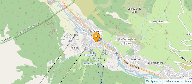localisation de l'entreprise MADISON à LA SALLE-LES-ALPES