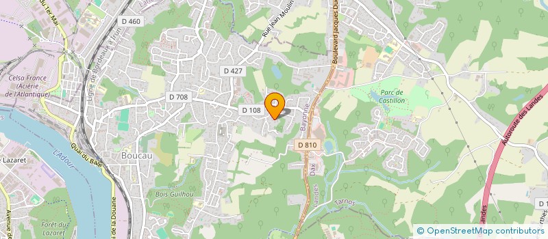 localisation de l'entreprise MADISON  BOUCAU