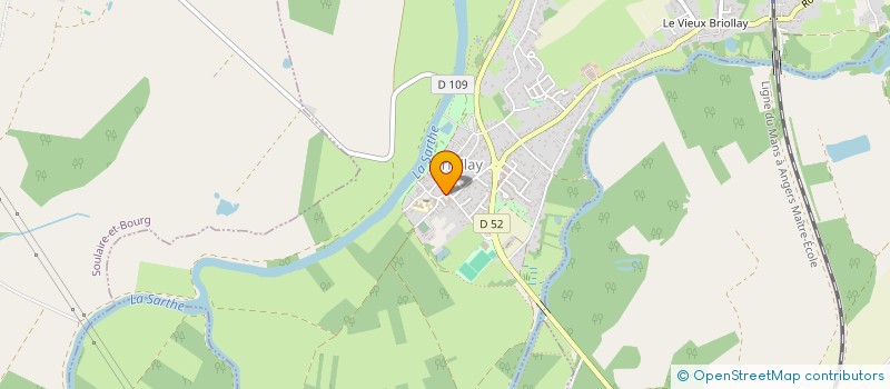 localisation de l'entreprise MADISON COUNTRY BRIOLLAY  BRIOLLAY