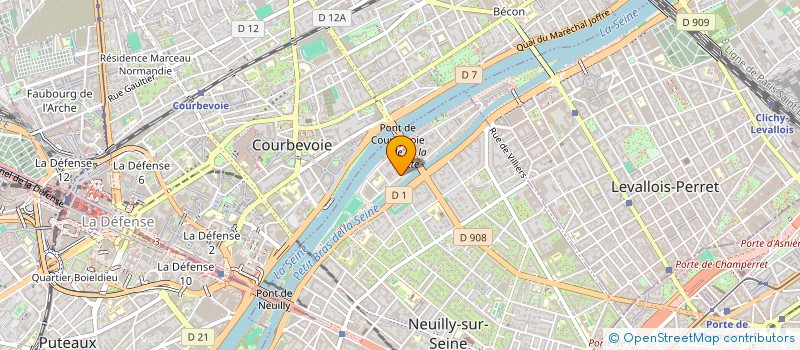 localisation de l'entreprise MADISON INSTITUTE à NEUILLY-SUR-SEINE