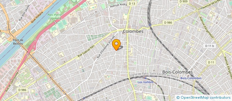 localisation de l'entreprise MADITEC à COLOMBES