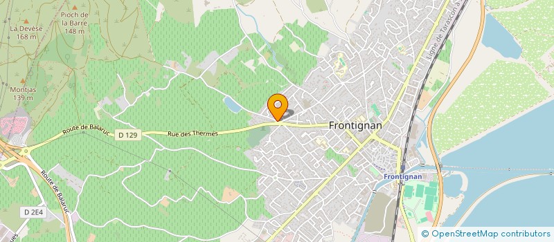 localisation de l'entreprise MADIVINE à FRONTIGNAN