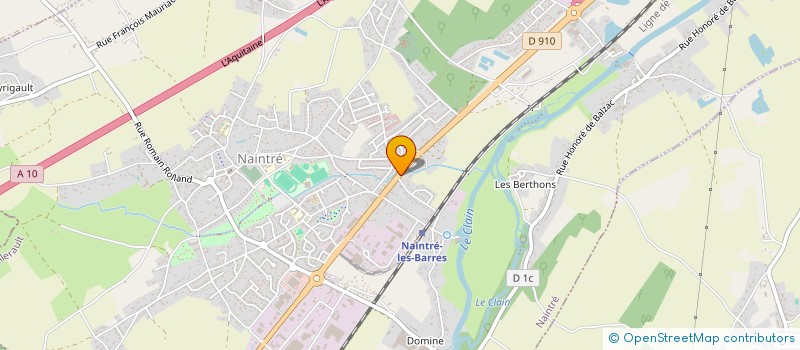 localisation de l'entreprise MADJACK à NAINTRE