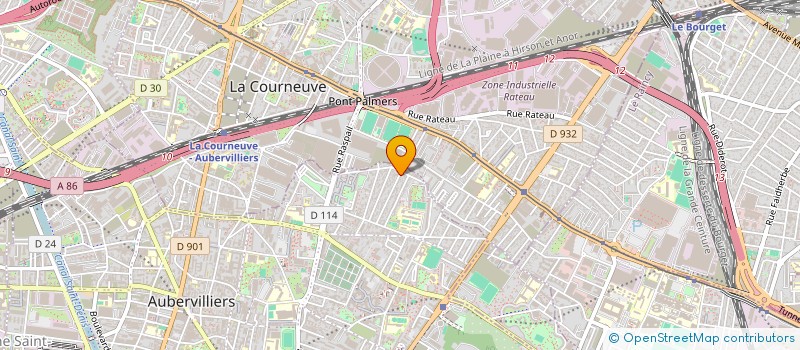 localisation de l'entreprise MADJAJI IMMOBILIER  AUBERVILLIERS