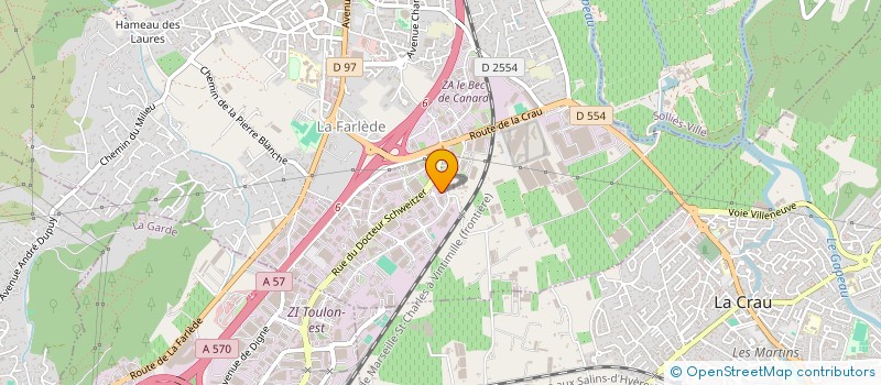 localisation de l'entreprise MADJIK TRANSPORTS ET SERVICES à LA FARLEDE