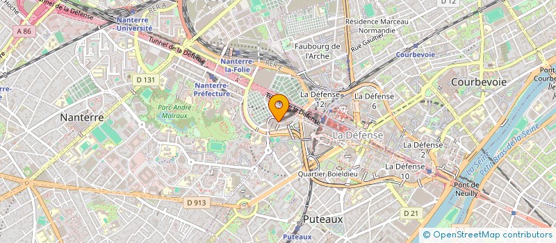 localisation de l'entreprise MADLICE FINANCE 2 à PUTEAUX