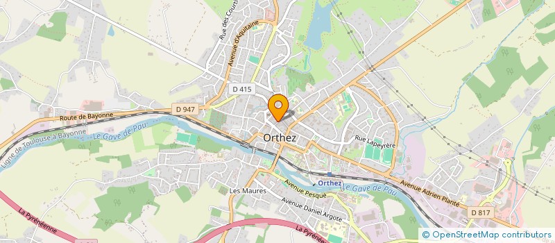 localisation de l'entreprise MADLO  ORTHEZ