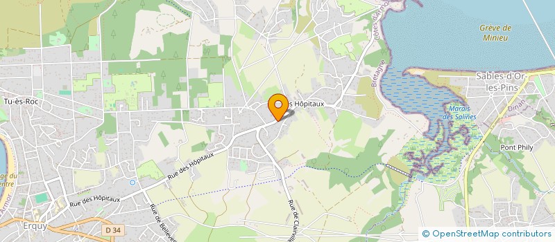 localisation de l'entreprise MADLOC'H à ERQUY