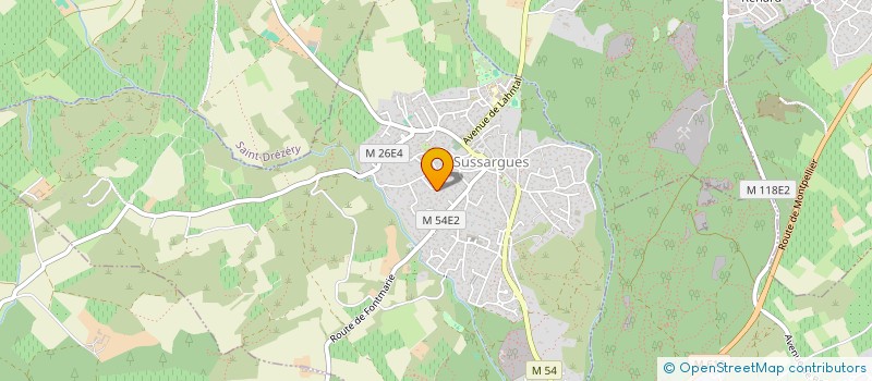 localisation de l'entreprise MADMAT à SUSSARGUES