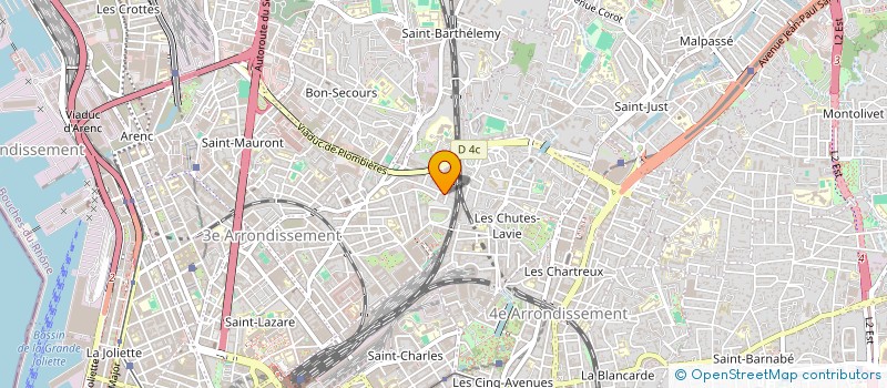 localisation de l'entreprise MADMAX PRODUCTIONS  MARSEILLE