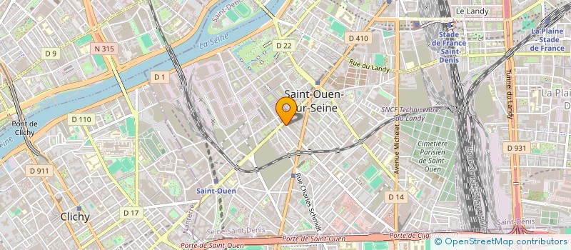 localisation de l'entreprise MADMAX TRANSPORT  SAINT-OUEN-SUR-SEINE