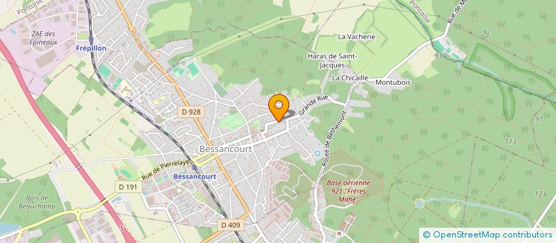 localisation de l'entreprise MADNB  BESSANCOURT