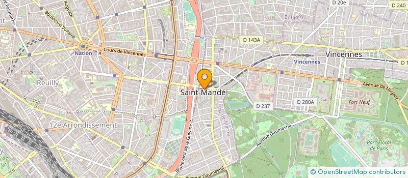 localisation de l'entreprise MADNCOM à SAINT-MANDE