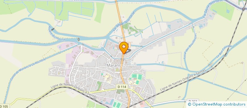 localisation de l'entreprise MADNEOM - STREET ART PARK  MARANS