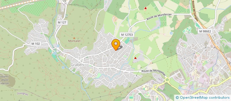 localisation de l'entreprise MADNES BICYCLES à GRABELS