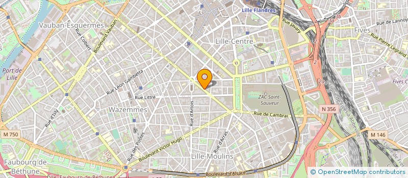 localisation de l'entreprise MADNESS à LILLE