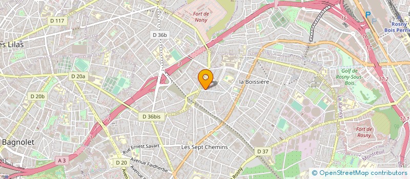 localisation de l'entreprise MADNESS ENTREPRISE à MONTREUIL