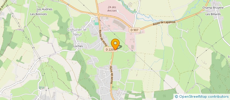 localisation de l'entreprise MADNESS TROPHY  CREUZIER-LE-NEUF