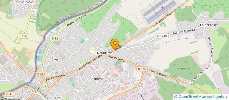 localisation de l'entreprise MADO 3 à SARREGUEMINES